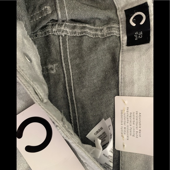 C Skinny Zipper Ankle Adjustable Waist Denim - Picture 4 of 4